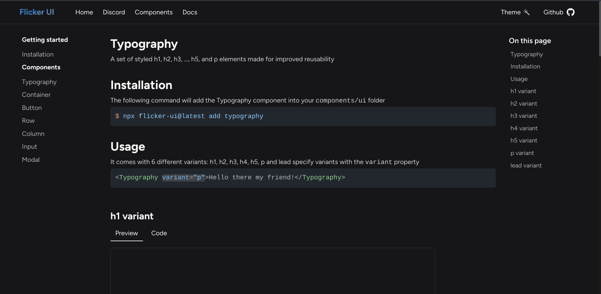 Collection of premade, animated React components built with Tailwindcss and Framer-motion. Comes with a CLI used to add components to your project. Also a nice looking documentation website.
